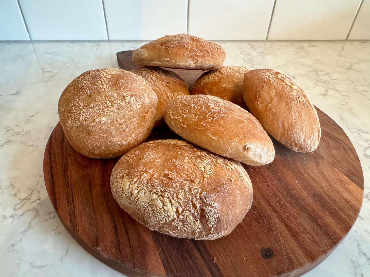 Overnight bread rolls